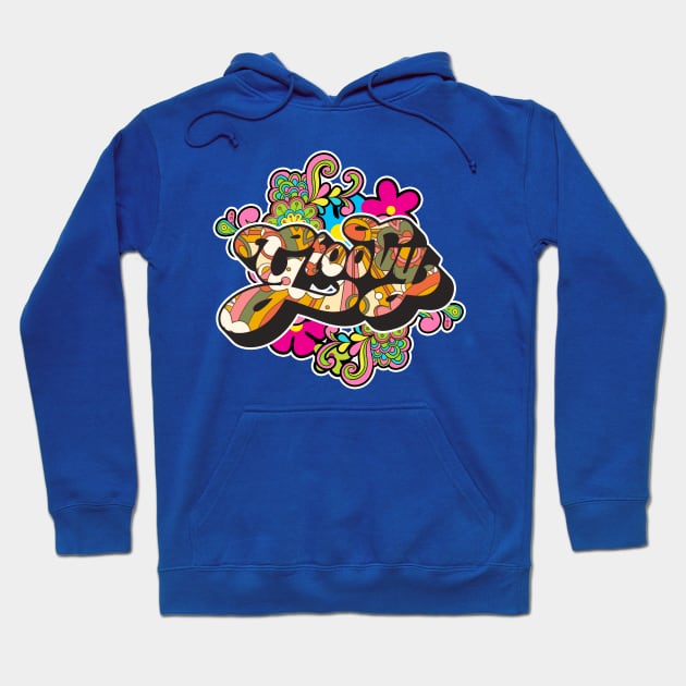 Groovy 1960s 1970s Hoodie by hauntedjack